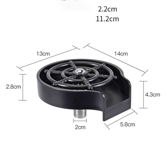Bar Counter Cup Washer High Pressure Automatic Faucet Cleaner