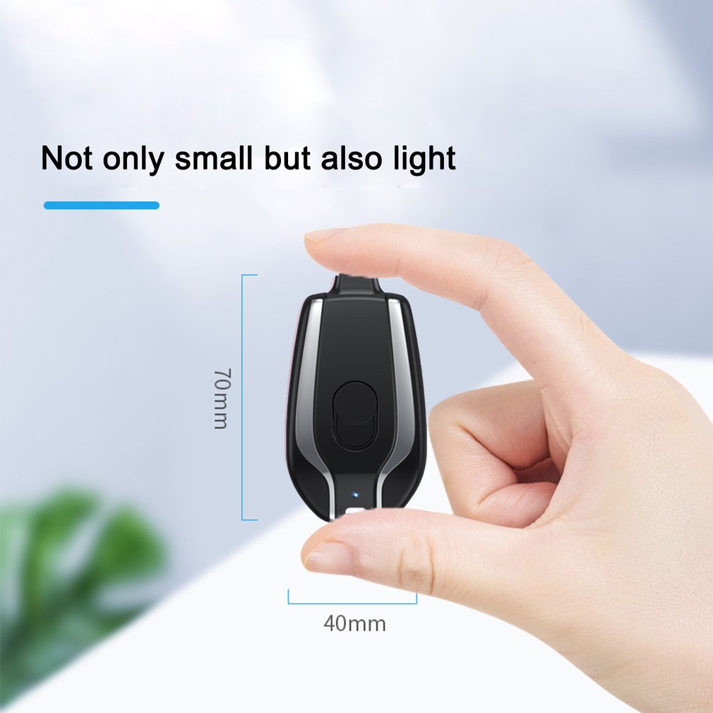 Mini Keychain Power Bank 1500mAh