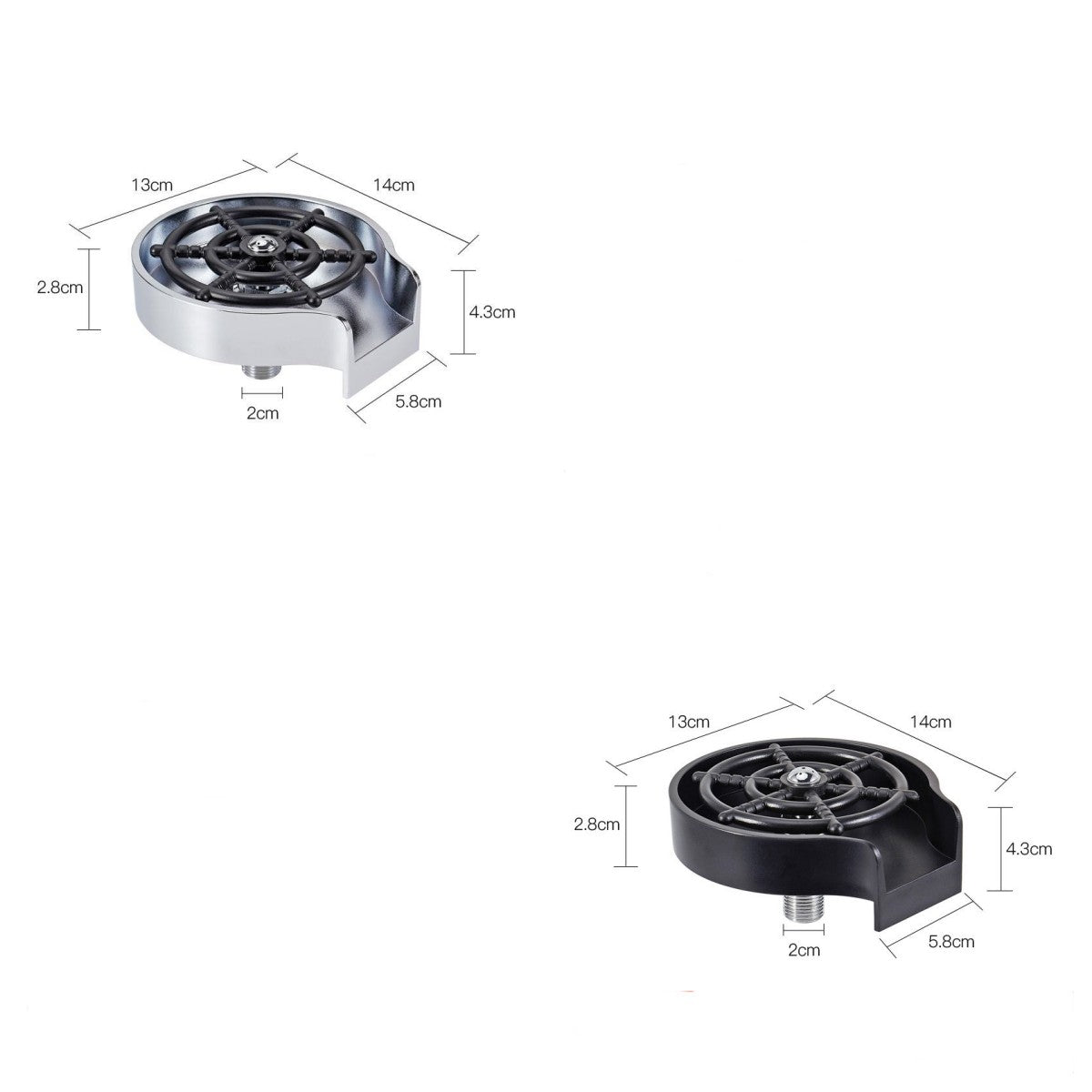 Bar Counter Cup Washer High Pressure Automatic Faucet Cleaner