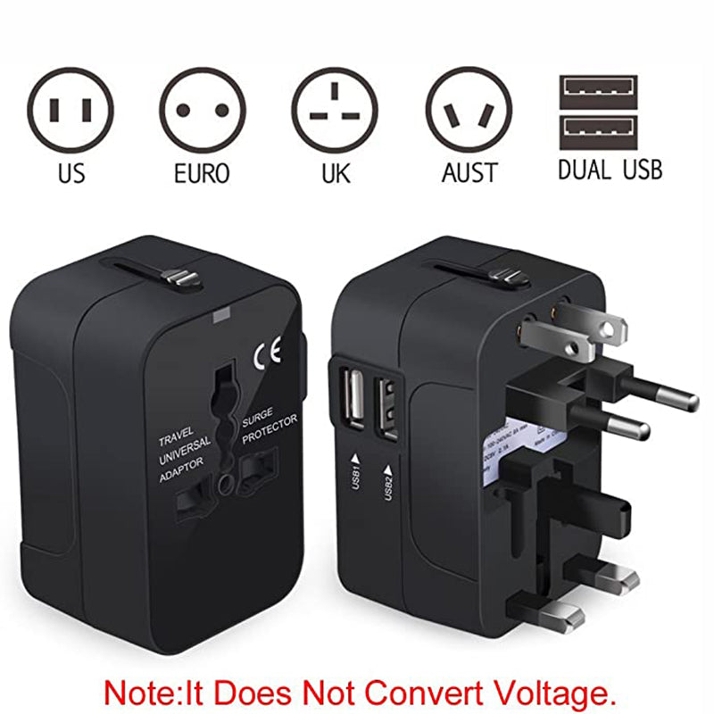 Worldwide All-in-One Travel Plug Adapter