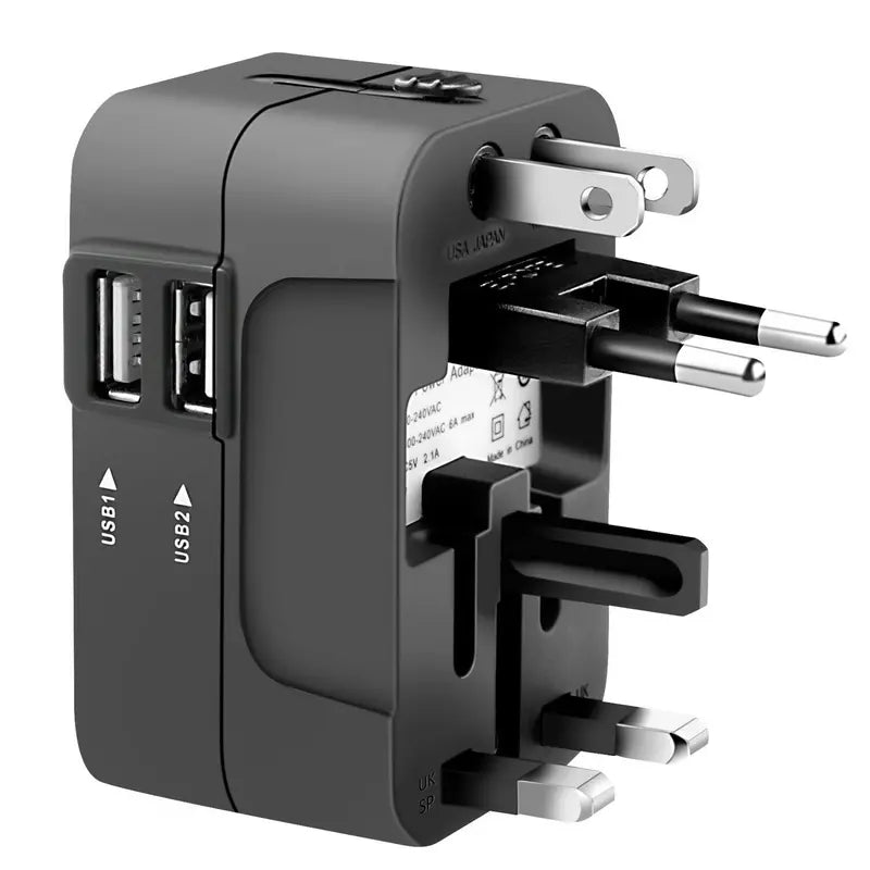 Worldwide All-in-One Travel Plug Adapter