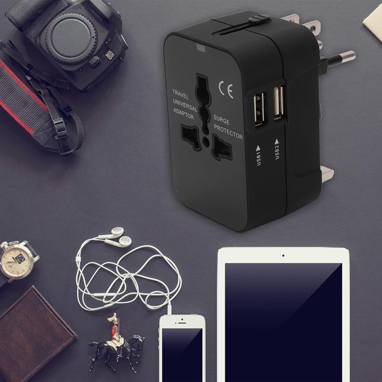 Worldwide All-in-One Travel Plug Adapter