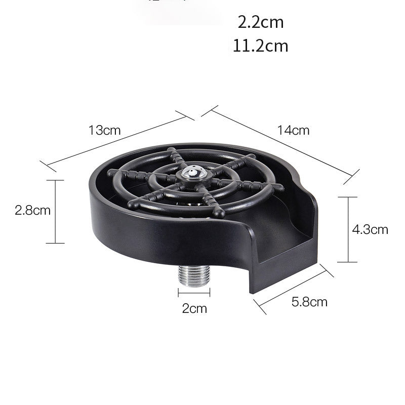 Bar Counter Cup Washer High Pressure Automatic Faucet Cleaner