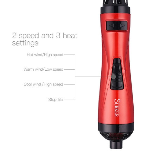 2-in-1 Hair Dryer & Curling Brush