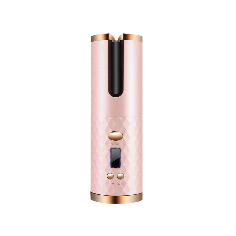 Rechargeable Automatic Hair Curler LCD Ceramic Rotating Styler