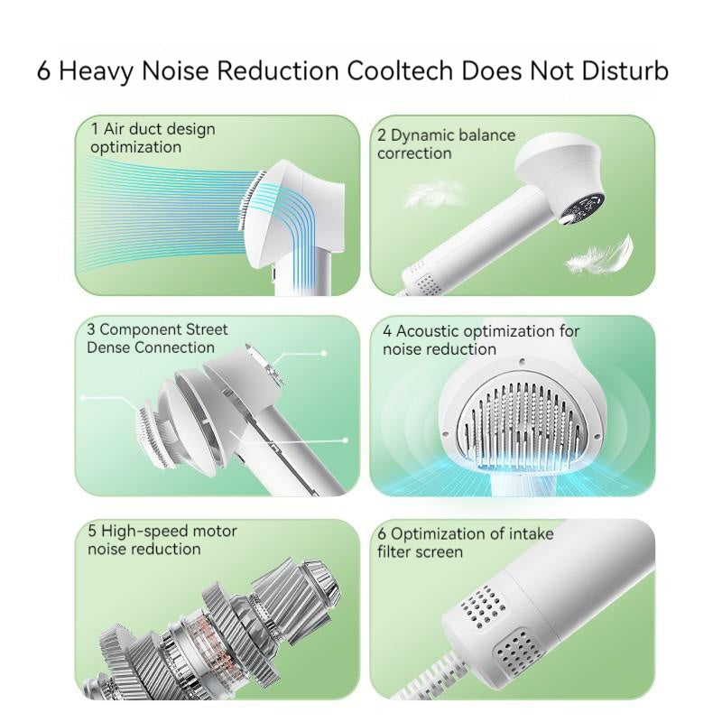 Silent Pet Hair Dryer Comb for Dogs and Cats