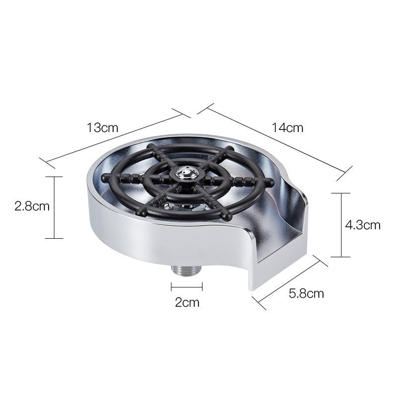 Bar Counter Cup Washer High Pressure Automatic Faucet Cleaner