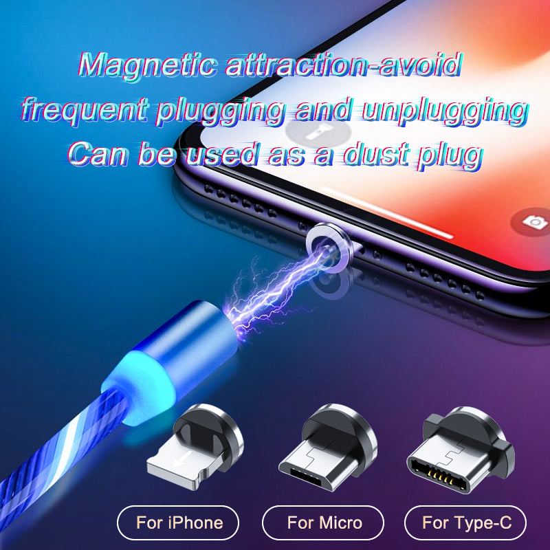Magnetic LED Charging Cable