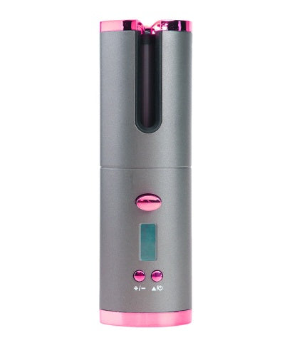 Rechargeable Automatic Hair Curler LCD Ceramic Rotating Styler