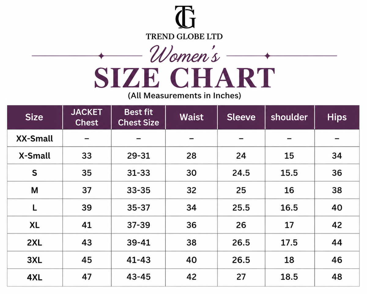 Trend Globe LTD Women’s Purple Genuine Leather Long Coat – Classic Button Front Jacket