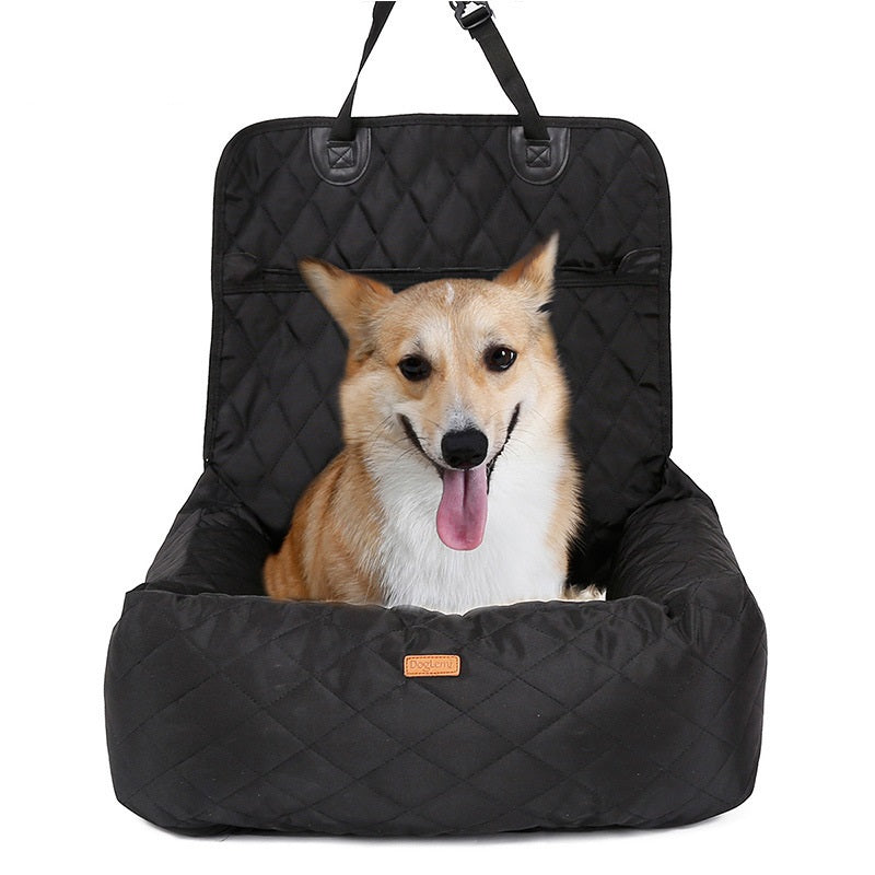 2-in-1 Folding Pet Carrier Car Seat Bed Mattress